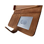 HEM HEM - Samsung S23 Ultra hoesje Silky Brown - Samsung S23 Ultra bruin hoesje met rits - Samsung S23 Ultra pasjeshoesje in bookcover