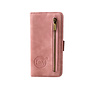 HEM HEM - iPhone 14 Pro hoesje Silky Rose - iPhone 14 Pro roze  hoesje met rits - iPhone 14 Pro pasjeshoesje in bookcover