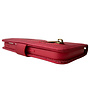 HEM HEM - Samsung S23 Ultra hoesje Silky Red - Samsung S23 Ultra rood hoesje met rits - Samsung S23 Ultra pasjeshoesje in bookcover