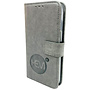 HEM HEM Samsung S23 Ultra - Vintage Grey Leren Portemonnee Hoesje - Lederen Wallet Case TPU - Book Case - Flip Cover - Boek - 360º beschermend Telefoonhoesje
