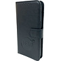 HEM HEM Samsung S23 Plus - Antique Black Leren Portemonnee Hoesje - Lederen Wallet Case TPU - Book Case - Flip Cover - Boek - 360º beschermend Telefoonhoesje