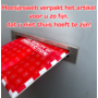 CUHOC Redlabel parasolhoes staande parasol- 220x25x45 cm - met Rits, Stok en Trekkoord incl. Stopper- Zwarte Parasolhoes