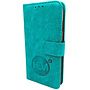 HEM HEM Samsung S23 Ultra - Pure Turquoise Leren Portemonnee Hoesje - Lederen Wallet Case TPU - Book Case - Flip Cover - Boek - 360º beschermend Telefoonhoesje