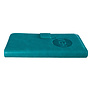 HEM HEM iPhone 14 Pro Max - Pure Turquoise Leren Portemonnee Hoesje - Lederen Wallet Case TPU - Book Case - Flip Cover - Boek - 360º beschermend Telefoonhoesje
