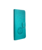 HEM Leren Portemonnee Hoesje - Geschikt voor iPhone 14/15 - Pure Turquoise - Telefoonhoesje