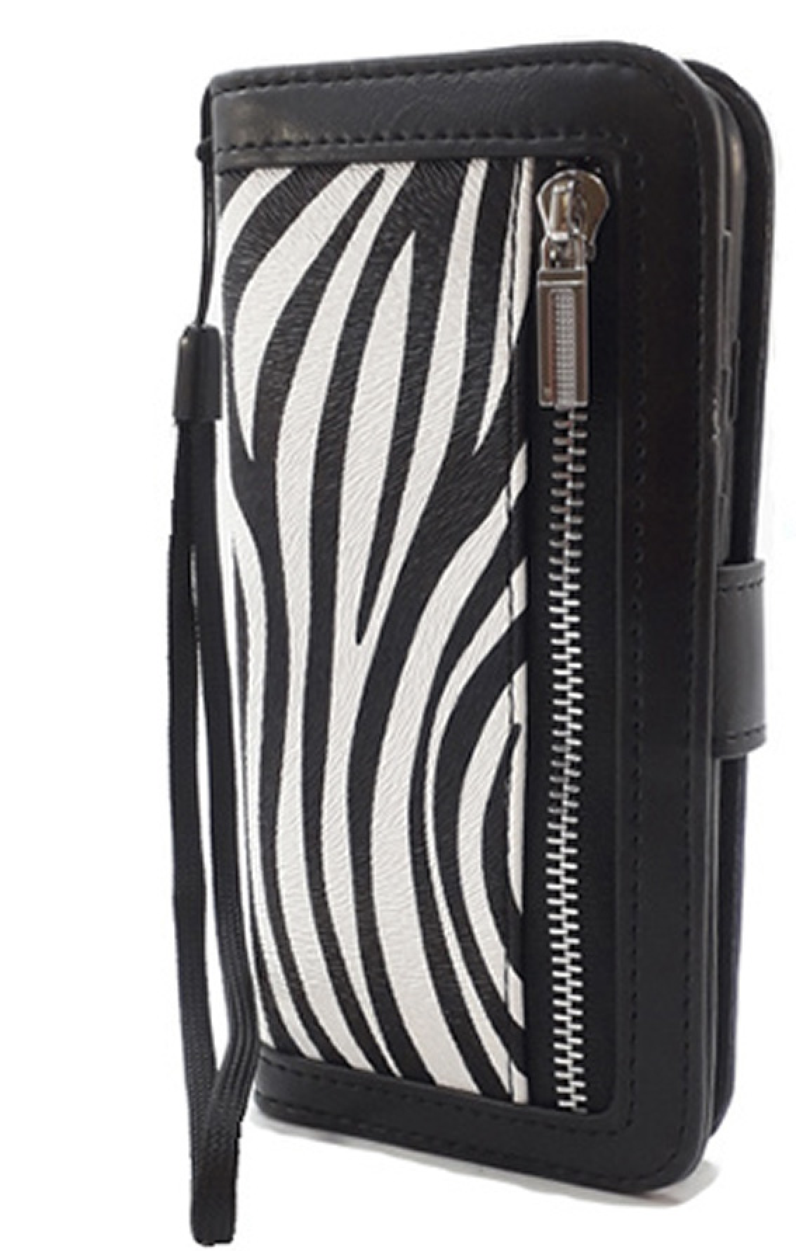 HEM Apple iPhone 13 Mini Zebra print Wallet / Book Case / Boekhoesje/ -  Hoesjesweb.nl