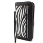 HEM HEM iPhone 14/15 Zebra print Wallet / Book Case / Boekhoesje/ Telefoonhoesje / Hoesje met pasjesflip en rits voor kleingeld
