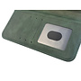 HEM HEM iPhone 14 Pro Max - Moss Green Leren Portemonnee Hoesje - Lederen Wallet Case TPU - Book Case - Flip Cover - Boek - 360º beschermend Telefoonhoesje