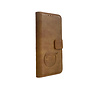 HEM HEM Samsung S23 Plus - Bronzed Brown Leren Portemonnee Hoesje - Lederen Wallet Case TPU - Book Case - Flip Cover - Boek - 360º beschermend Telefoonhoesje