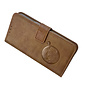 HEM HEM Samsung S23 - Bronzed Brown Leren Portemonnee Hoesje - Lederen Wallet Case TPU - Book Case - Flip Cover - Boek - 360º beschermend Telefoonhoesje