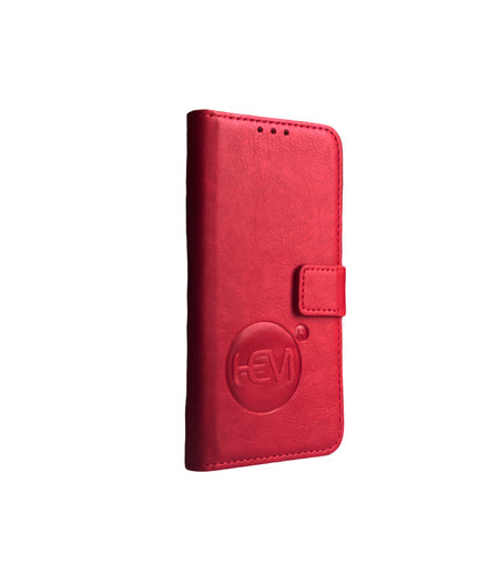 HEM HEM Leren Portemonnee Hoesje - Geschikt voor iPhone 14/15 - Burned Red - Telefoonhoesje