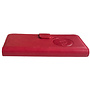 HEM HEM iPhone 14 Plus - Burned Red Leren Portemonnee Hoesje - Lederen Wallet Case TPU - Book Case - Flip Cover - Boek - 360º beschermend Telefoonhoesje