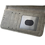 HEM HEM Samsung S23 Plus - Vintage Grey Leren Portemonnee Hoesje - Lederen Wallet Case TPU - Book Case - Flip Cover - Boek - 360º beschermend Telefoonhoesje