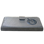 HEM HEM iPhone 14 Pro Max - Vintage Grey  Leren Portemonnee Hoesje - Lederen Wallet Case TPU - Book Case - Flip Cover - Boek - 360º beschermend Telefoonhoesje