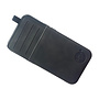 HEM HEM iPhone 13 Pro Max - Luxe Silky Black Back Cover Zwart met Extra LENS BESCHERMING - Telefoonhoesje / Achterkant voor 3 pasjes