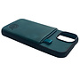 HEM HEM iPhone 14/15 - Luxe Silky Green Back Cover Groen met Extra LENS BESCHERMING - Telefoonhoesje / Achterkant voor 3 pasjes