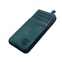 HEM HEM iPhone 14/15 - Luxe Silky Green Back Cover Groen met Extra LENS BESCHERMING - Telefoonhoesje / Achterkant voor 3 pasjes