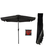 CUHOC Zwarte Parasol + Redlabel Parasolhoes