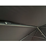 Outdoor Living Parasol Gemini - 300 cm - Grijs + Basic CUHOC Parasolhoes