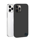 HEM Siliconen Hoesje - (Geschikt voor iPhone 15 Pro Max) iPhone 15 Pro Max – Mat Zwart - Siliconen Gel TPU / Back Cover / Hoesje iPhone 15 Pro Max