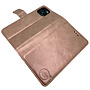 HEM HEM Stylish Book Case (geschikt voor 15 Pro) iPhone 15 Pro   hoesje met 3 pasjesuitsnedes + fotovakje - Portemonneehoesje - pasjeshouder - Rose Gold
