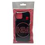 HEM HEM Luxe Lederen Back Cover - Geschikt voor iPhone 12 / 12 Pro - Zwart - Telefoonhoesje / Achterkant voor 3 pasjes