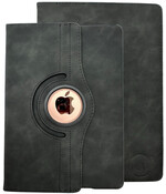 HEM Silky Black iPad hoes geschikt voor iPad 10.2 (2019 / 2020 / 2021) - 10.2 inch Draaibare Autowake Cover - iPad 2019 / 2020 / 2021 hoes - iPad 7 / 8 / 9 Hoes - 7e / 8e / 9e generatie hoes - Met Stylus Pen