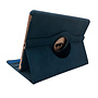 HEM HEM Silky Dark Blue iPad hoes geschikt voor iPad 10.2 (2019 / 2020 / 2021) - 10.2 inch Draaibare Autowake Cover - iPad 2019 / 2020 / 2021 hoes - iPad 7 / 8 / 9 Hoes - 7e / 8e / 9e generatie hoes - Met Stylus Pen