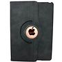 HEM HEM Silky Black iPad 9.7 hoes geschikt voor iPad 2017 - iPad 2018 - iPad Air en Air 2 - 9.7 inch Draaibare Autowake Cover - iPad 2017 / 2018 / Air en Air 2 hoes - iPad 9.7 5/6 Hoes - Air en Air 2 - 5/6e generatie hoes - Met Stylus Pen