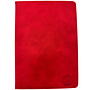 HEM HEM Silky Red iPad 9.7 hoes geschikt voor iPad 2017 - iPad 2018 - iPad Air en Air 2 - 9.7 inch Draaibare Autowake Cover - iPad 2017 / 2018 / Air en Air 2 hoes - iPad 9.7 5/6 Hoes - Air en Air 2 - 5/6e generatie hoes - Met Stylus Pen