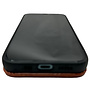HEM HEM Luxe Lederen Back Cover - Geschikt voor iPhone 13 Pro Max - Bruin - Telefoonhoesje / Achterkant voor 3 pasjes