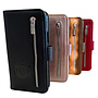 HEM HEM Apple iPhone 12 / 12 Pro - Antique Black Leren Rits Portemonnee Hoesje - Lederen Wallet Case TPU meegekleurde binnenkant- Book Case - Flip Cover - Boek - 360º beschermend Telefoonhoesje