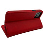 HEM Samsung Galaxy S22 Ultra - Burned Red Leren Rits Portemonnee Hoesje - Lederen Wallet Case TPU meegekleurde binnenkant- Book Case - Flip Cover - Boek - 360º beschermend Telefoonhoesje