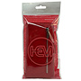 HEM Samsung Galaxy S21 FE - Burned Red Leren Rits Portemonnee Hoesje - Lederen Wallet Case TPU meegekleurde binnenkant- Book Case - Flip Cover - Boek - 360º beschermend Telefoonhoesje