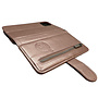 HEM HEM Samsung Galaxy A51 - Rose Gold Leren Rits Portemonnee Hoesje - Lederen Wallet Case TPU meegekleurde binnenkant- Book Case - Flip Cover - Boek - 360º beschermend Telefoonhoesje