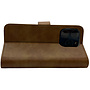 HEM HEM Samsung S23 - Bronzed Brown Leren Portemonnee Hoesje - Lederen Wallet Case TPU - Book Case - Flip Cover - Boek - 360º beschermend Telefoonhoesje