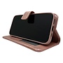 HEM HEM iPhone 14 Pro Max - Rose Gold Leren Portemonnee Hoesje - Lederen Wallet Case TPU - Book Case - Flip Cover - Boek - 360º beschermend Telefoonhoesje