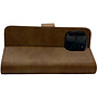 HEM HEM telefoonhoesje geschikt voor Samsung S24 - Bronzed Brown Leren Portemonnee Hoesje - Lederen Wallet Case TPU - Book Case - Flip Cover - Boek - 360º beschermend Telefoonhoesje