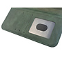 HEM HEM telefoonhoesje geschikt voor Samsung S24 - Moss Green Leren Portemonnee Hoesje - Lederen Wallet Case TPU - Book Case - Flip Cover - Boek - 360º beschermend Telefoonhoesje