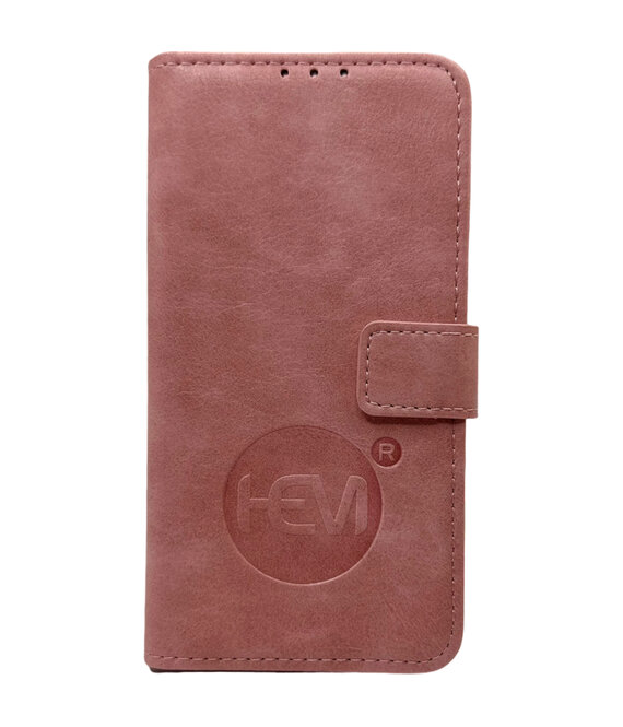 HEM HEM telefoonhoesje geschikt voor Samsung S24 Plus - Baby Roze Leren Portemonnee Hoesje - Lederen Wallet Case TPU - Book Case - Flip Cover - Boek - 360º beschermend Telefoonhoesje