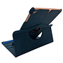 HEM HEM Silky Dark Blue iPad hoes geschikt voor iPad Pro 12.9 (2015 / 2017) - 12.9 inch Draaibare Autowake Cover - iPad Pro 2015 / 2017 hoes - iPad Pro 12.9 1 / 2 Hoes - 1e / 2e generatie hoes - Met Stylus Pen