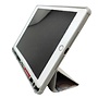 HEM HEM Marble Grey iPad 9.7 hoes geschikt voor iPad 2017 - iPad 2018 - iPad Air en Air 2 - 9.7 inch Vouwbare Autowake Cover - iPad 2017 / 2018 / Air en Air 2 hoes - iPad 9.7 5/6 Hoes - Air en Air 2 - 5/6e generatie hoes - Met Stylus