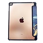 HEM HEM Marble Blue iPad hoes geschikt voor iPad 10.2 (2019 / 2020 / 2021) - 10.2 inch Vouwbare Autowake Cover - iPad 2019 / 2020 / 2021 hoes - iPad 7 / 8 / 9 Hoes - 7e / 8e / 9e generatie hoes - Met Stylus opbergmogelijkheid