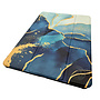 HEM HEM Marble Blue iPad hoes geschikt voor iPad 10.2 (2019 / 2020 / 2021) - 10.2 inch Vouwbare Autowake Cover - iPad 2019 / 2020 / 2021 hoes - iPad 7 / 8 / 9 Hoes - 7e / 8e / 9e generatie hoes - Met Stylus opbergmogelijkheid