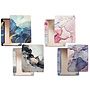 HEM HEM Marble Blue iPad hoes geschikt voor iPad 10.5 (2017/2019) - iPad 10.2 (2019/2020/2021) - Vouwbare Autowakecover - iPad 7/8/9 hoes - iPad Air 3 hoes - iPad Pro 10.5 hoes - Met stylus opbergmogelijkheid