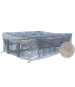 3x2x0.8 M - Diamond Tuinmeubelhoesset - Tuinsethoesset - Hoes met stormbanden,aantrekkoord,antislip en afwaterings HOCCIE