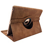 HEM HEM Silky Brown iPad hoes geschikt voor iPad Pro 11 (2018/2020/2021/2022) - 11 inch Draaibare Autowake Cover - iPad Pro 11 2018/2020/2021/2022 hoes - iPad Pro 1/2/3/4 Hoes - 1e/2e/3e/4e generatie hoes - Met Stylus Pen