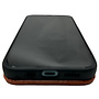 HEM HEM Luxe Lederen Back Cover - Geschikt voor iPhone 15 Pro Max - Bruin - Telefoonhoesje / Achterkant voor 3 pasjes