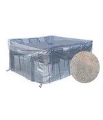 2x1.6x0.7 M - Diamond Tuinmeubelhoesset - Tuinsethoesset - Hoes met stormbanden,aantrekkoord,antislip en afwaterings HOCCIE