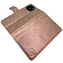 HEM HEM Stylish Book Case (geschikt voor 16 Pro Max ) iPhone 16 Pro Max hoesje met 3 pasjesuitsnedes + fotovakje - Portemonneehoesje - pasjeshouder - Rose Gold